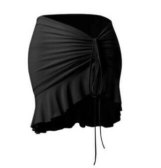 Black dance practice skirt