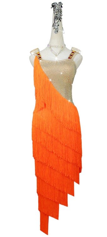 Latin Dance Dress | Custom - Made | QY36Dance Dressing red #2 / yes Latin Dance Dress | Custom - Made | QY36Dance Dressing red #2 / yes