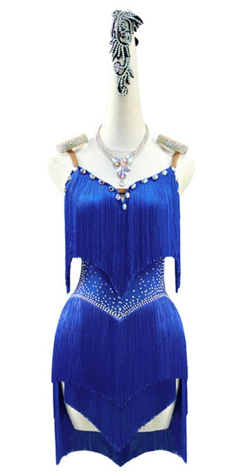 Latin Dance Dress | Custom - Made | QY27