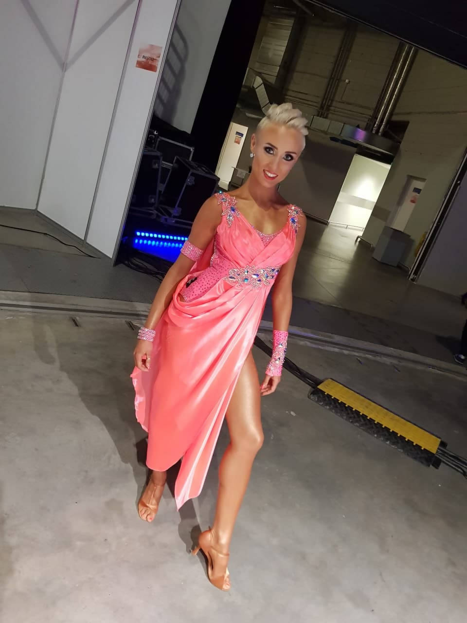 Pink Latin Dress (latin dress for sale, latin, dancesport, rhythm)