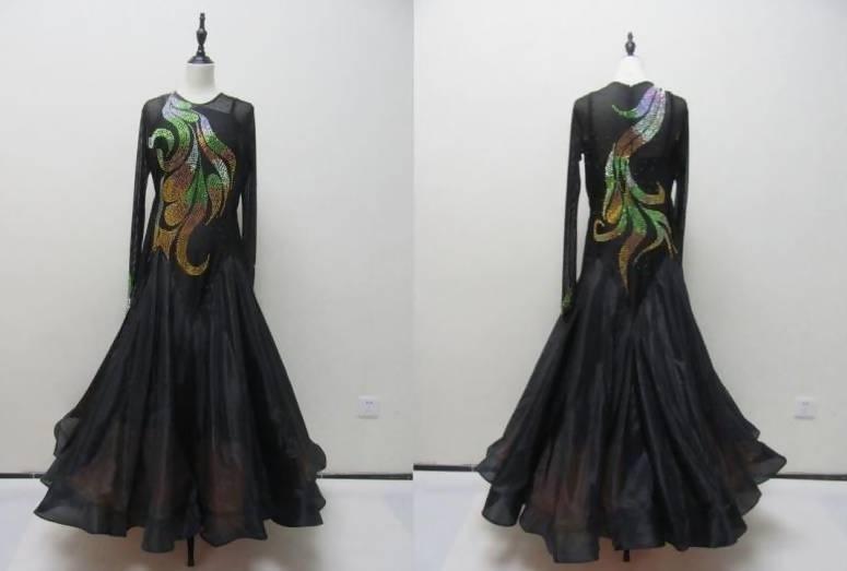 Black Dress For Ballroom (standard dresses for sale, modern, smooth)