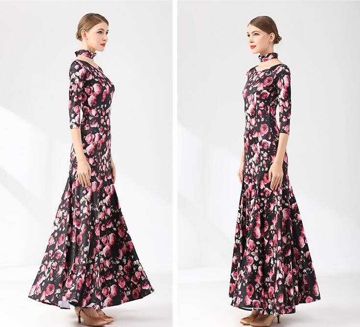 Floral Symphony Dress | 9075