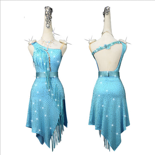 Latin Dance Dress | Custom - Made | QY33