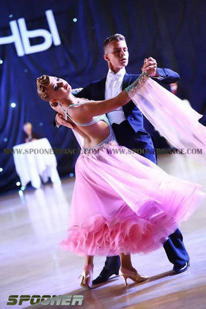 Pink Standard Ballroom Dress (ballroom dresses for sale, standard dresses for sale, modern) - DDressing