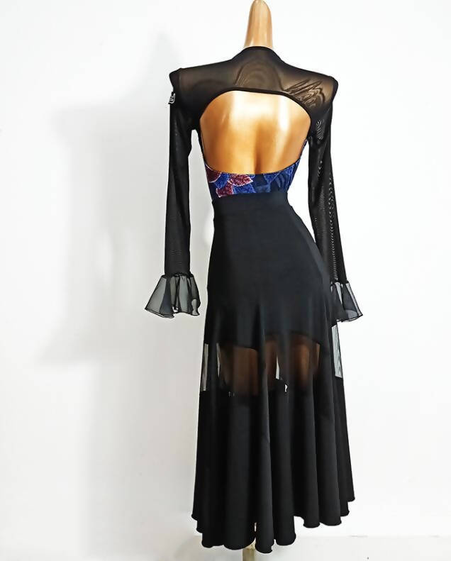 New Black & Blue Dancewear Set - Leotard & Skirt | 635