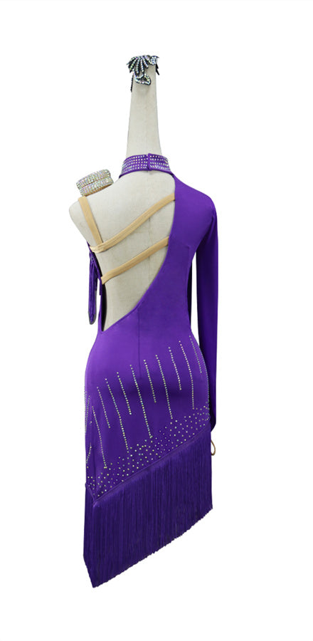 Latin Dance Dress | Custom - Made | QY28