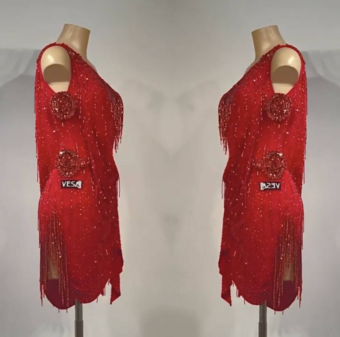 Fiery Passion Glamour Vesa Dress, latin dress for sale, rhythm dresses