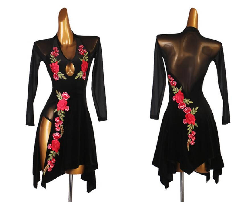 Regal Velvet Rose | LQ242Dance Dressing