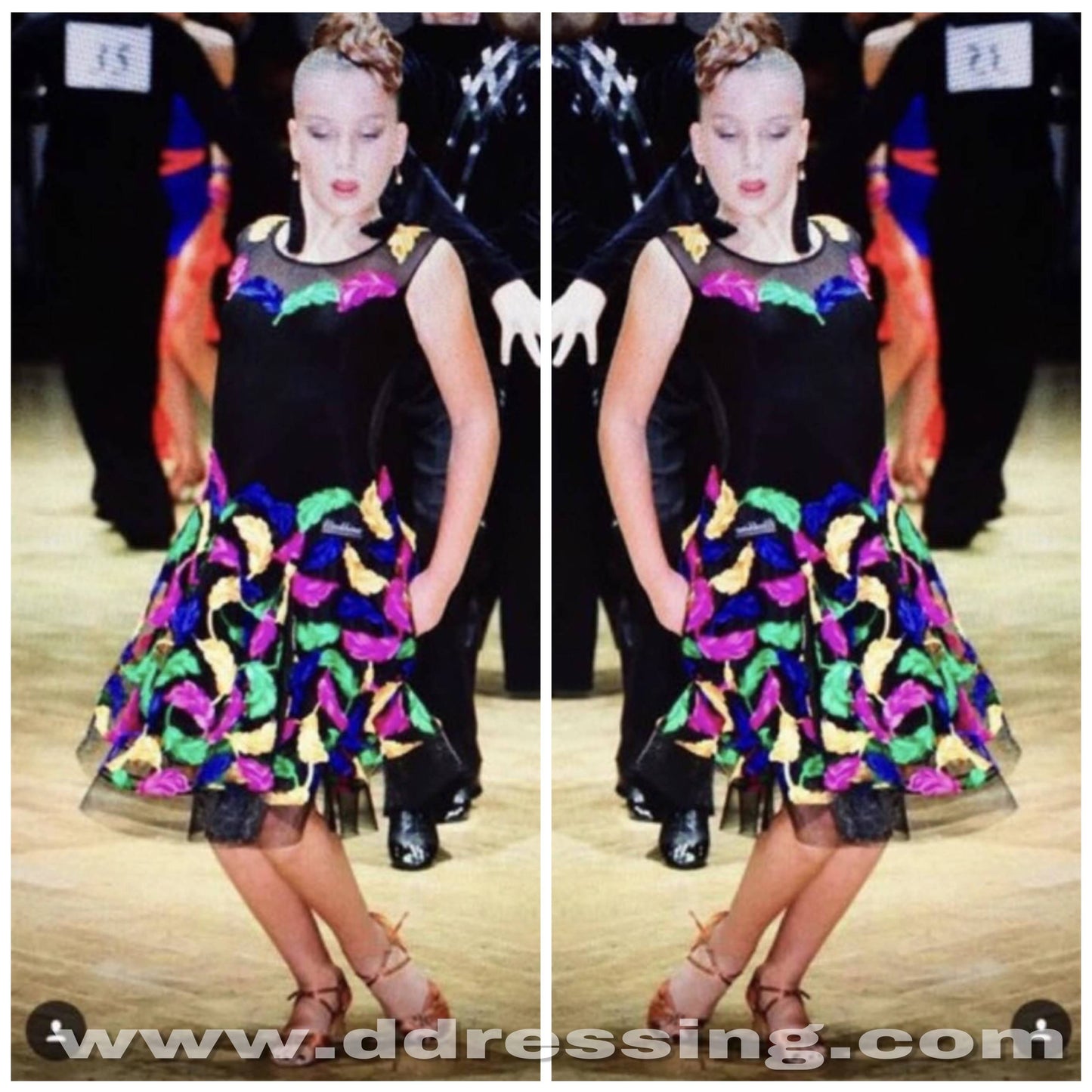 Multicolor Junior 1 Latin Dress