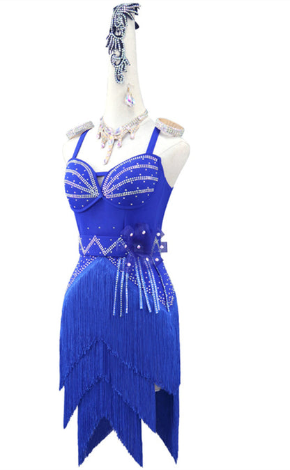 Latin Dance Dress | Custom - Made | QY25Dance Dressing