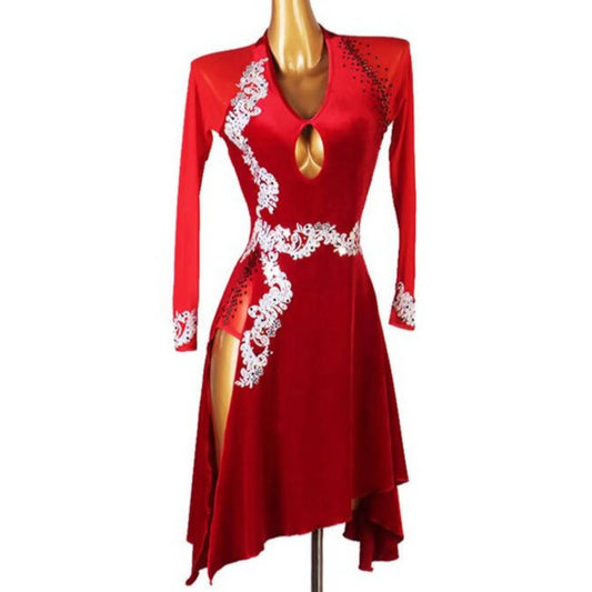 Red dance costume