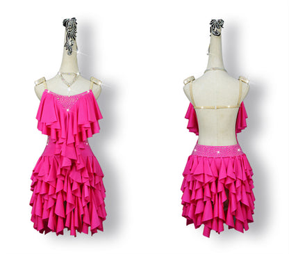 Latin Dance Dress | Custom - Made | QY24Dance Dressing