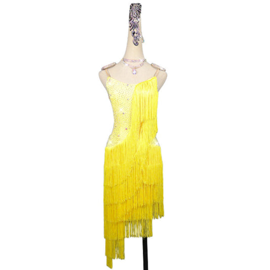 Latin Dance Dress | Custom - Made | QY51