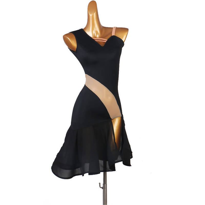 Practice Red/Blue/Black Latin Dancewear Dress | DanceDressing RED / M Practice Red/Blue/Black Latin Dancewear Dress | DanceDressing RED / M