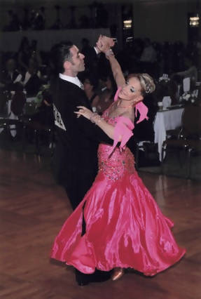 Striking Pink Smooth Dress (ballroom dress for sale, standard, modern)
