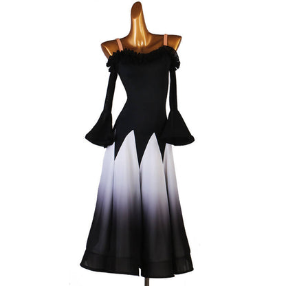 Black ballroom dress